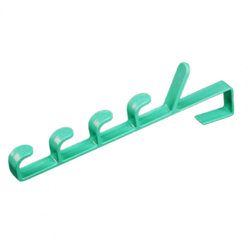 Plastic Hooks Space-saving Portable ABS Plastic Door Clothes Hooks for Room Door Towel Hook For Bathroom Coat Hanger: L