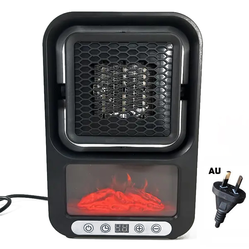 800W ruimteverwarmer met thermostaat Elektrische verwarming Draagbare verwarming Desktop warme luchtblazer Mini draagbare verwarming voor gebruik binnenshuis: Oranje