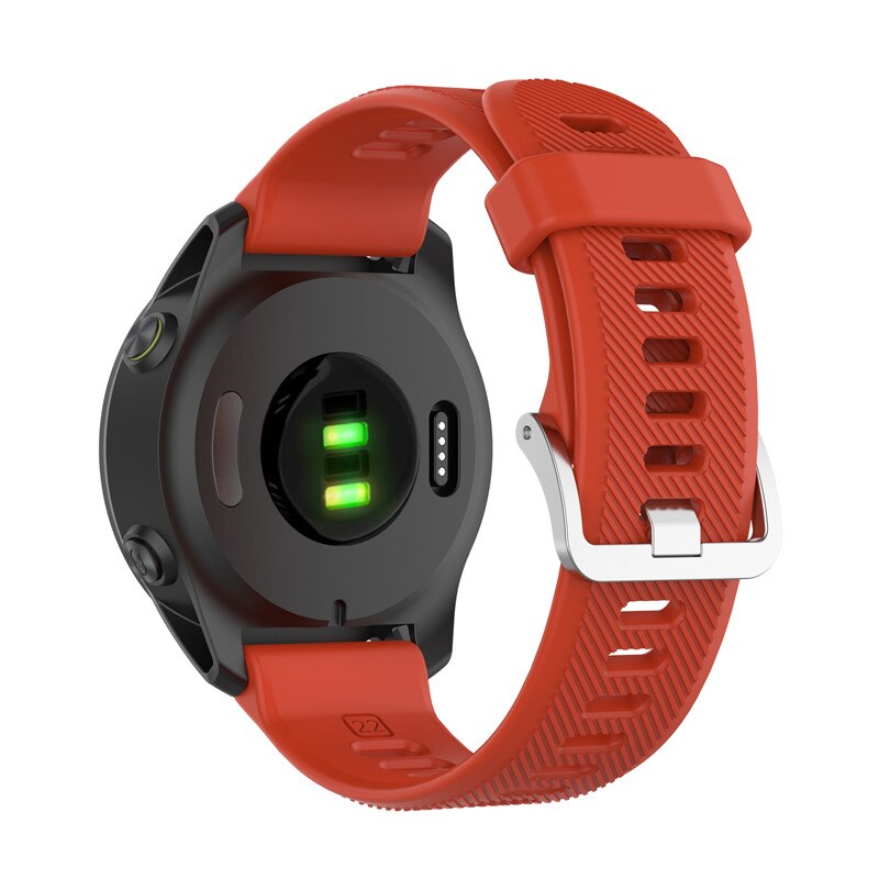 Correa de silicona para reloj Garmin Fenix 5/5 Plus/Forerunner 935 945 lite 745/Approach S60/Quatix 5, Correa deportiva de repuesto, 22mm: xyst-red