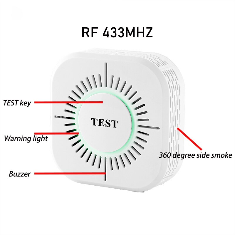 Fire special smoke detector office building smoke sensor mobile phone APP connects multiple people to receive alarms