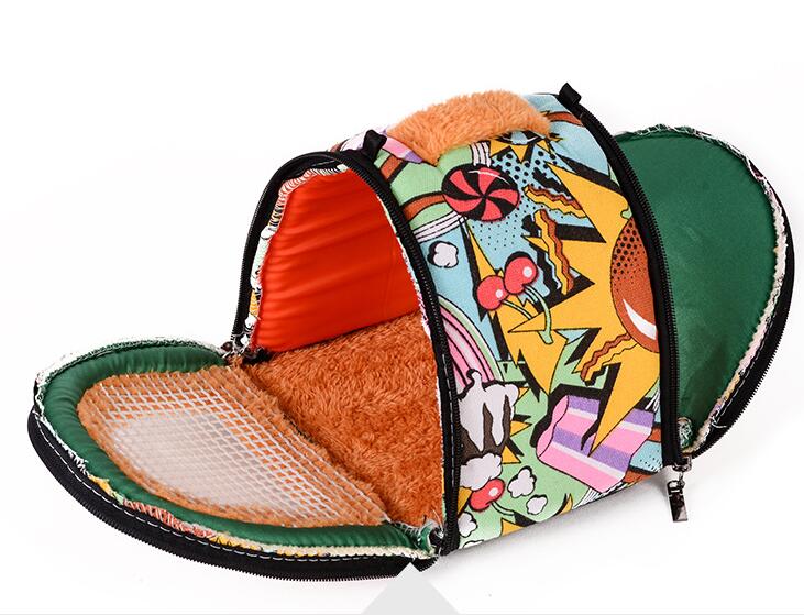 Jaula de lona de para mascotas, mochila para transportar mascotas, myneidor Totoro, Hamster, topos, cerdo holandés, erizo, ardilla, conejillo de indias