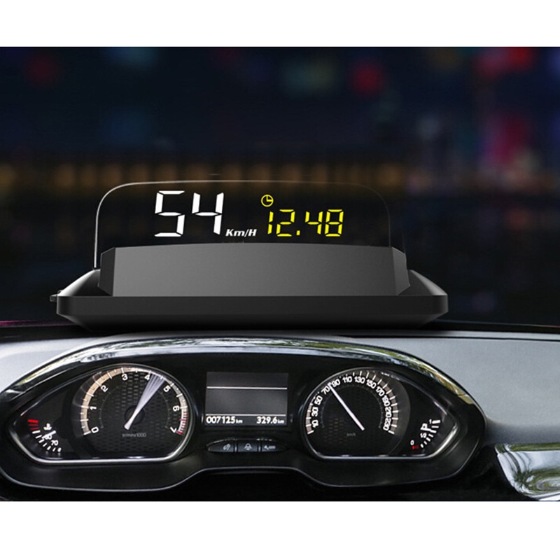 Car Electronics Head Up Display Obd 2 Display Projector On Windshield Gps Speedometer Hud Projector Car Speedometer Car Screen