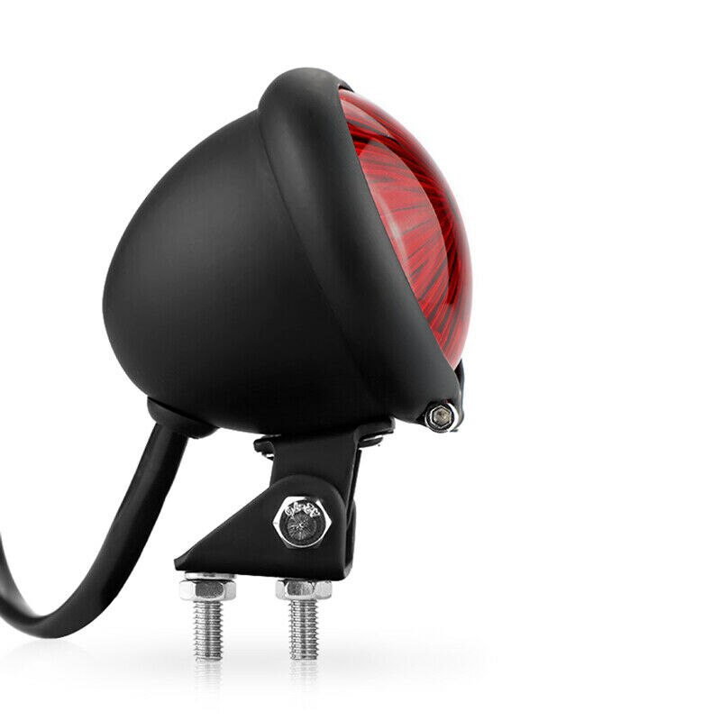 Lampe de Feu Arrière Moto LED 12V 3 fils Rétro Pièces Accessoires Pour Harley Découpeur de Bobber Café