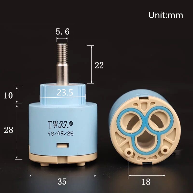 Tap Mixer High Spool Valve 25 MM/35 MM/40 MM Taps Accessories Ceramic Cartridge Faucet Cartridge Mixer Kitchen Bath Basin Shower: Blue