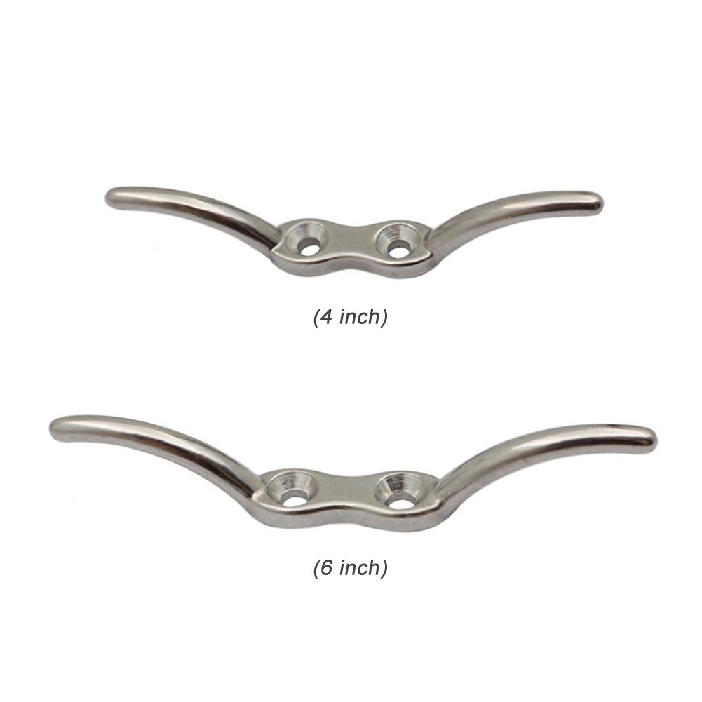 316 Marine Grade Stainless Steel Flagpole Rope Splint Fixed Hook Boat Mooring Sling Dock Tarpaulin Accessories