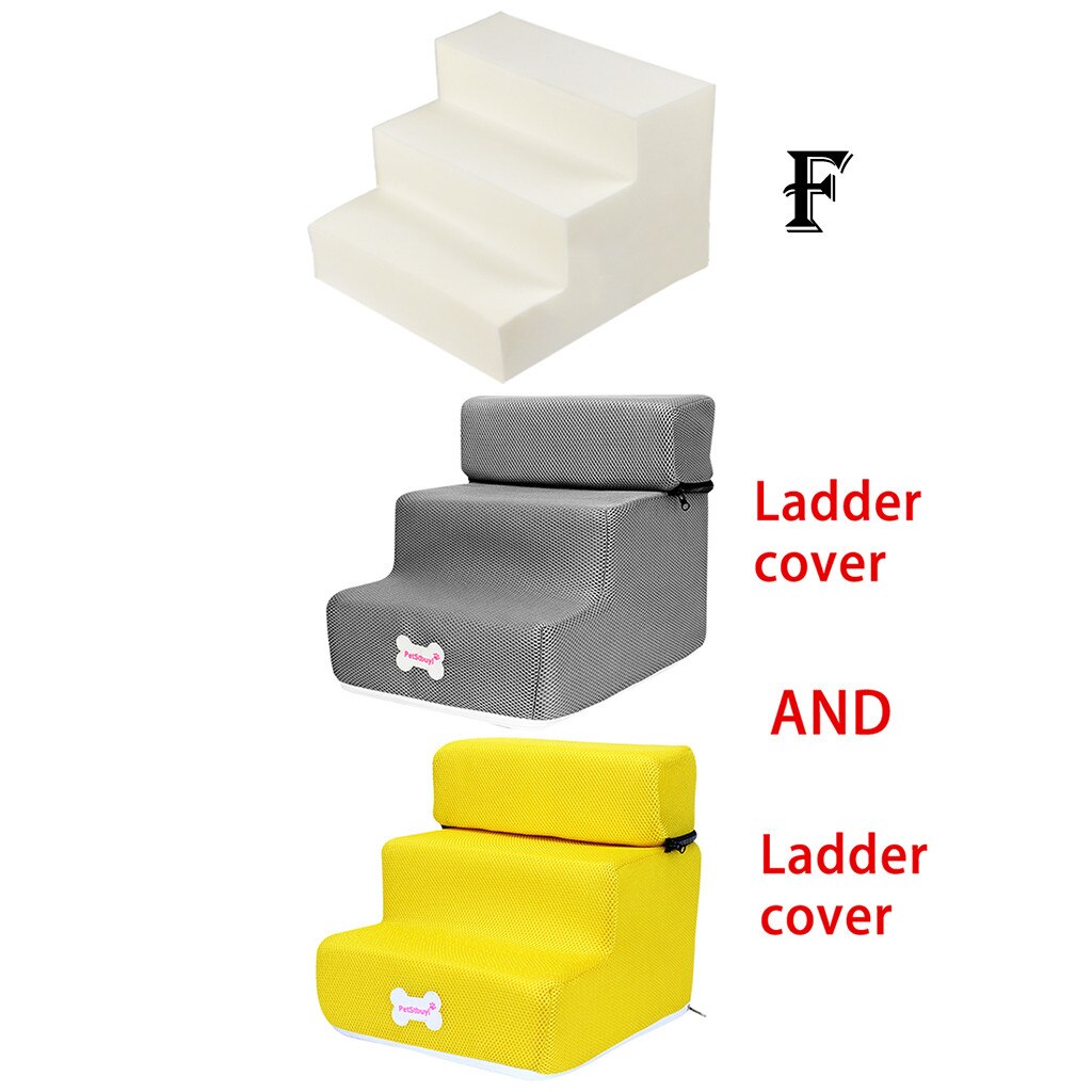 Malla antideslizante para mascotas, cubierta de escalera y escaleras de 3 escalones, combinación de Puerta de Perro, para el hogar,: F