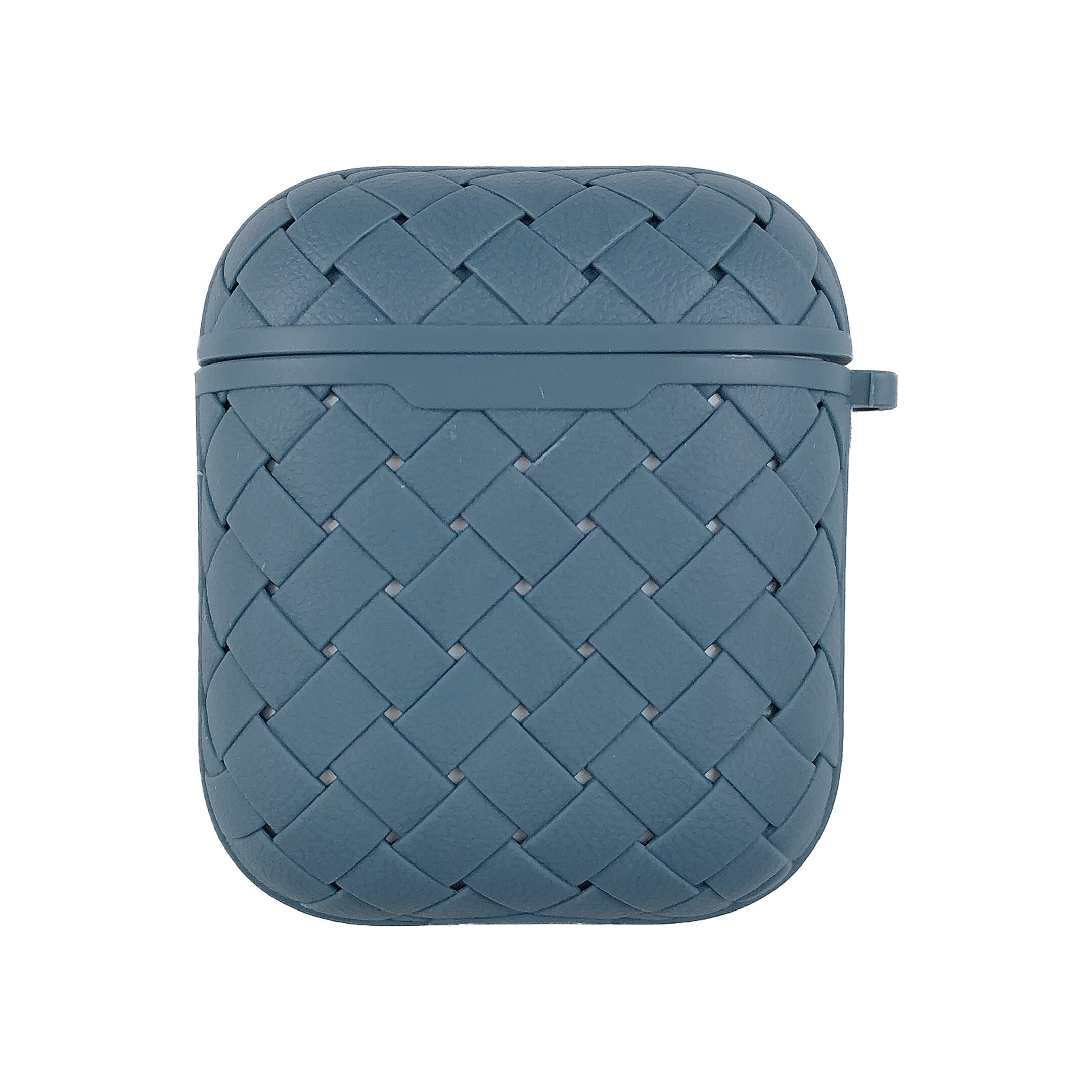 Funda de auriculares de silicona suave para Apple Airpods 2 1 Funda de protección de cápsulas de aire Airpods2 Funda verde Aipods con gancho de llavero: on Airpods1 2 Blue