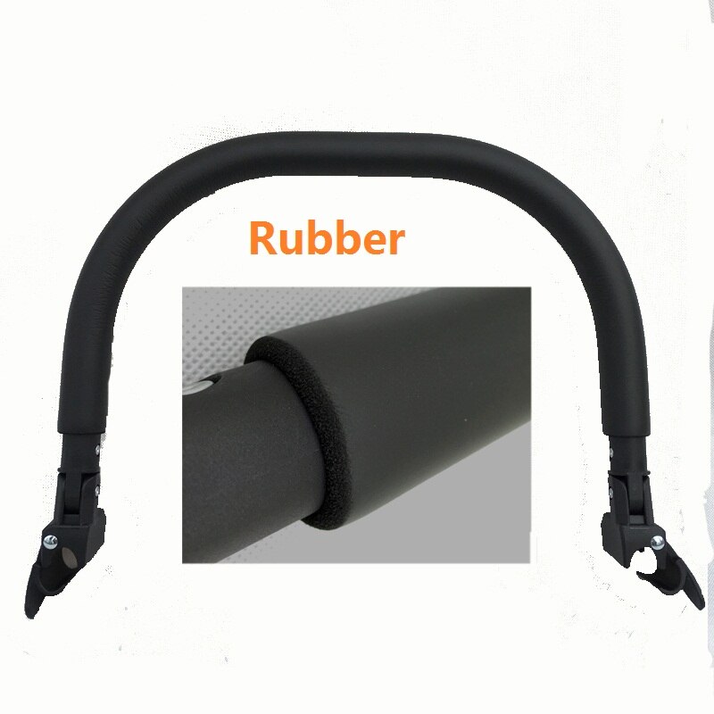 Baby Stroller Accessories Armrest for Yoyo2 Yoya Yuyu Vovo YOYO 2 Pushchair Front Bumper Leather Cover Handle: Rubber