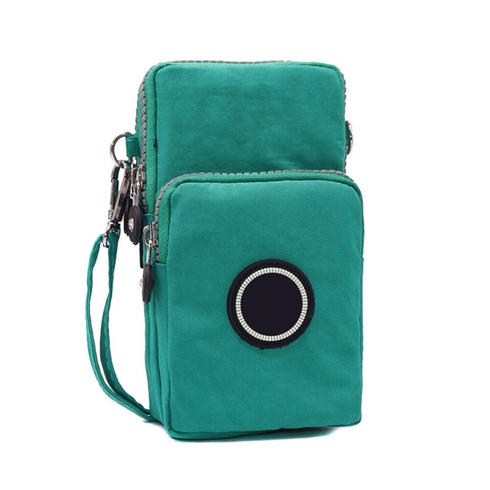 Women Messenger Crossbody Bag Wallet Handbag Phone Pouch Case Zipper Casual Shoulder Bag Purse B99: green