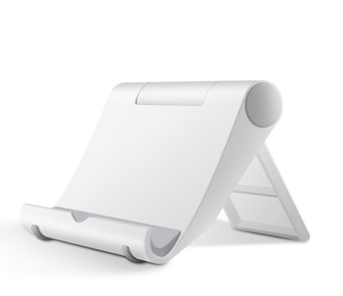 Draagbare Mini Mobiele Telefoon Houder Opvouwbare Bureau Standhouder Verstelbare Universele Mobiele Telefoon Houder Voor Iphone Andorid Telefoon: White