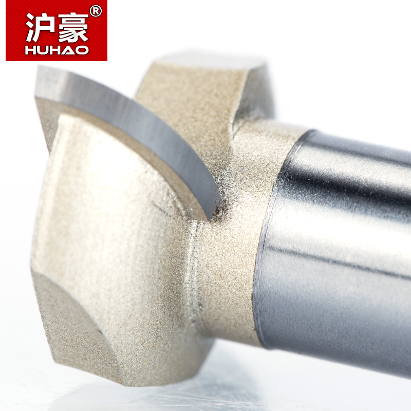 HUHAO 1pc 1/4" 1/2" Shank Cove Bit With Bearing Woodworking Tool 2 Flute Trimming Router Bits For Wood Endmill Milling Cutter