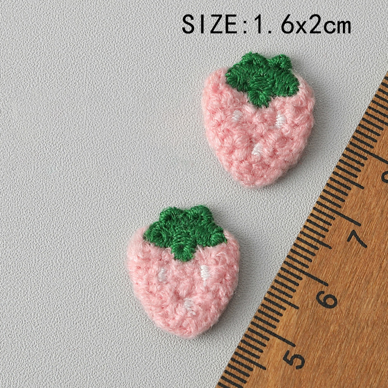 Pegatinas decorativas DIY para pantalones, Mini bordado de frutas, pegatinas de tela versátiles, mochilas escolares, ropa, zapatos, reparación de agujeros, pegatina de tela