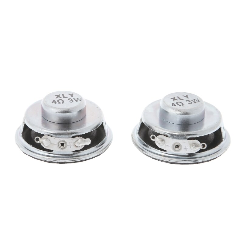 Casse Passive 2 Altiparlanti (woofer) Full Range Da 40mm, 32 Ohm, 0.5W, 108dB - Per Riparazioni Auricolari Bluetooth, Mini Speaker Woofer 25 Cm