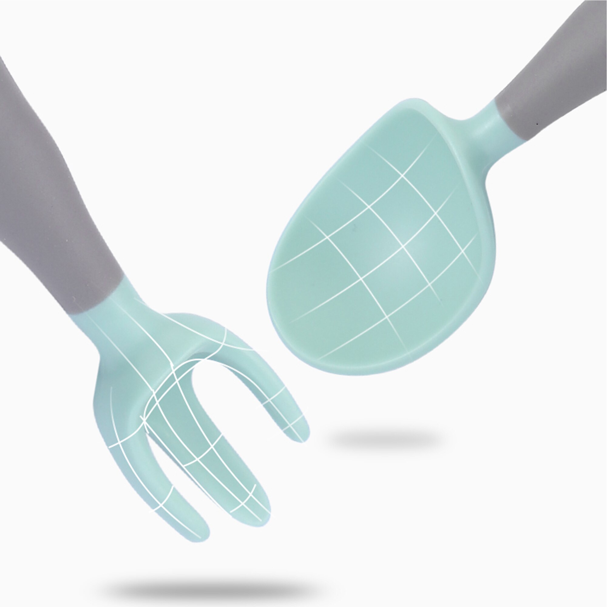 Zachte Zuigeling Servies Lepel Voor Baby Gebruiksvoorwerpen Peuter Leren Eten Training Buigbare Set Extra Voedsel Siliconen Lepels
