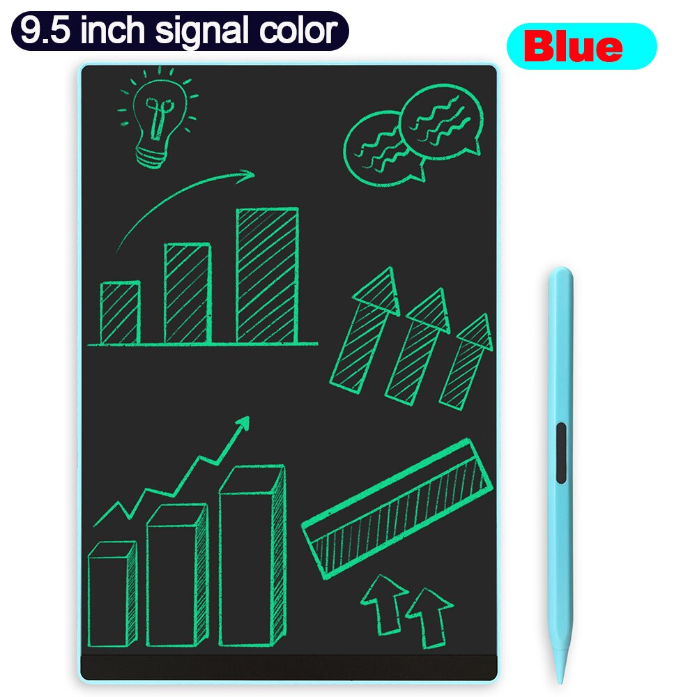 11.5/9.5Inch Ultrathin Drawing Board Full LCD Screen Writing Tablet Digital Graphic Electronic Handwriting Pad for Work and Home: 9.5 Signal Blue