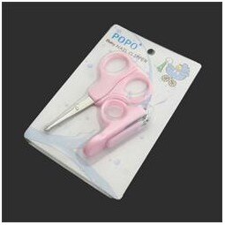 precioso Mini bebé cuidado de uñas práctica Clipper recortador de azul Rosa conveniente diario Set de cuidado de uñas de bebé: Rosa