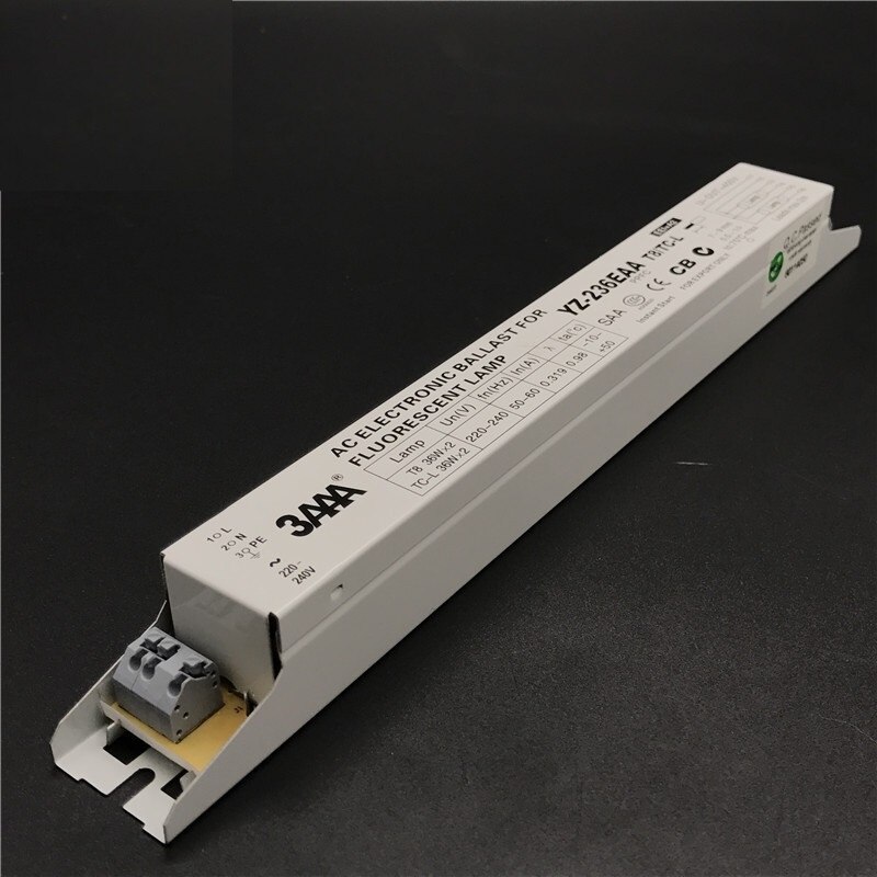 1pc 3AAA YZ-236EAA T8 TC-L 220-240V 2x36W 2x40W L290D Neon Lamp / Fluorescent Lamp Electronic Ballast