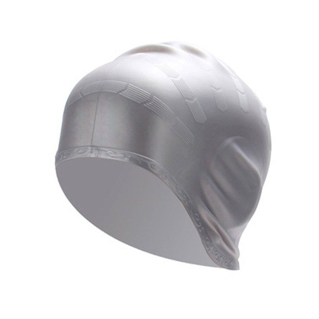 BOIHON Silicone Swimming Caps Women Long Hair Swim Hat Cover Protect Ears Sports Pool Cap: NO.4