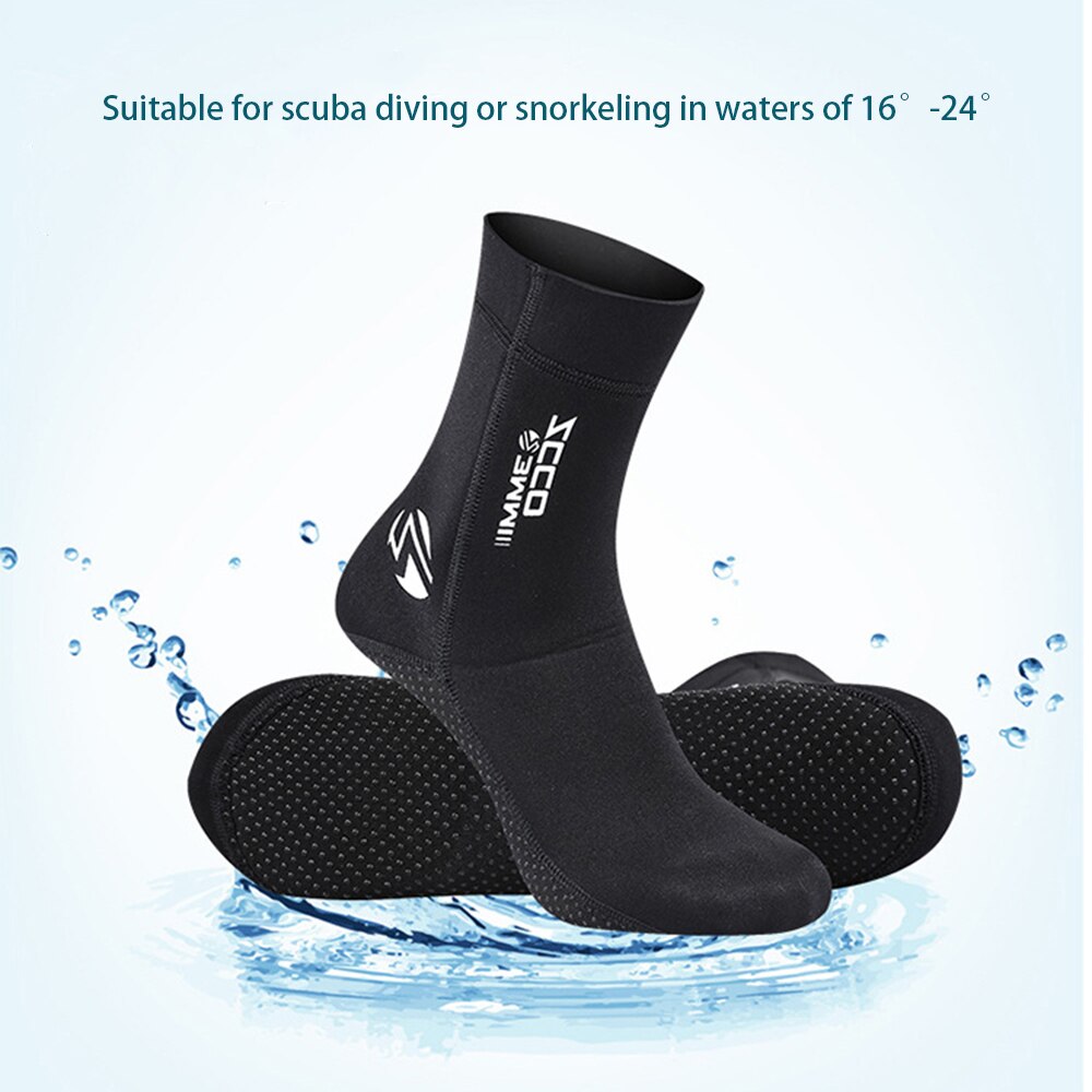 Zcco 1 Paar 3Mm Neopreen Duiken Sokken Antislip Volwassen Warm Patchwork Wetsuit Schoenen Duiken Surfen Sokken voor Mannen Vrouwen