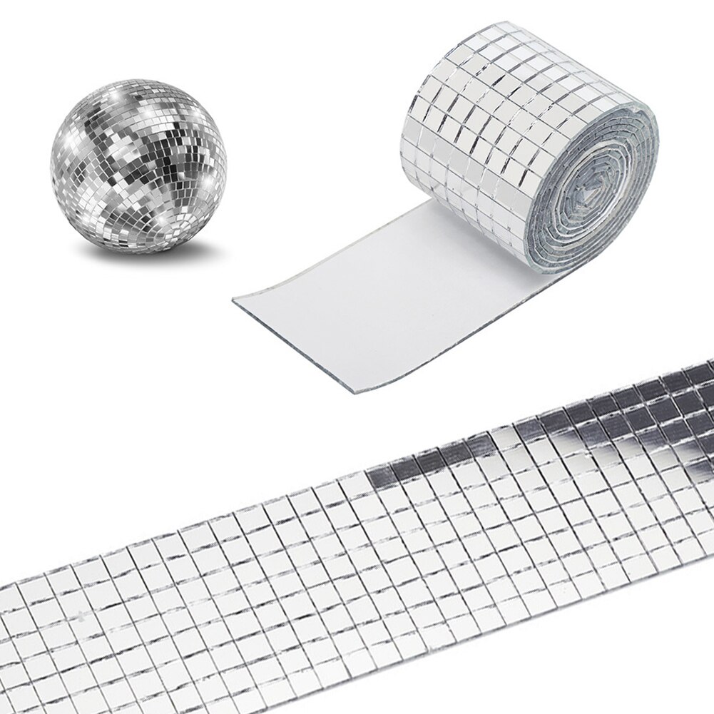 Casa Superficie A Specchio Tessere di Mosaico mini Quadrato di Vetro Decorativo Del Mestiere di Bagno FAI DA TE Solido Smontabile Autoadesivo Del Partito Fatto A Mano