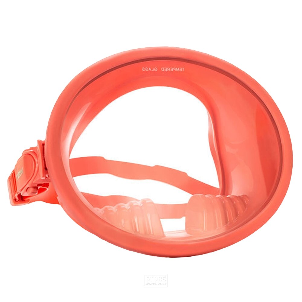 Adult Dive Mask Swimming Tube Underwater Scuba Anti Fog Snorkeling Respiratory Masks Goggles Glasses Dive Equipment: M1332 Coral RD Mask