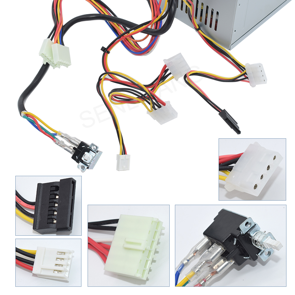 Fonte de alimentação de comutação 300W, nova para Antec AT PP-300V Power com interruptor ajustável PC Power Spark Machine P8P9 SPI-300G