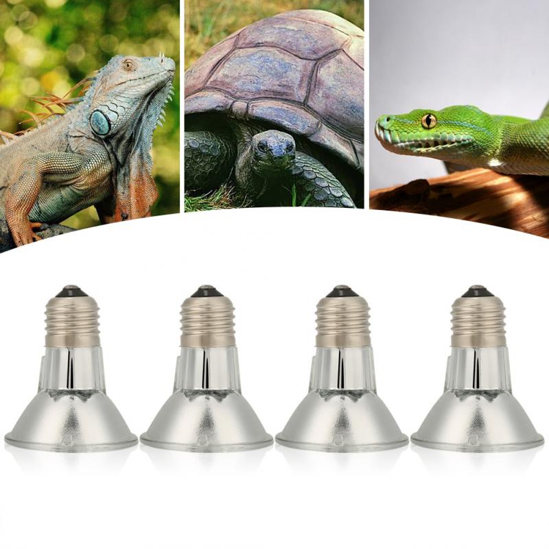 UVA UVB 220V E27 pełny widmo zwierzę domowe gad halogenowe reflektory pełny widmo lampa żarówka 25/50/75/100W lampa grzewcza