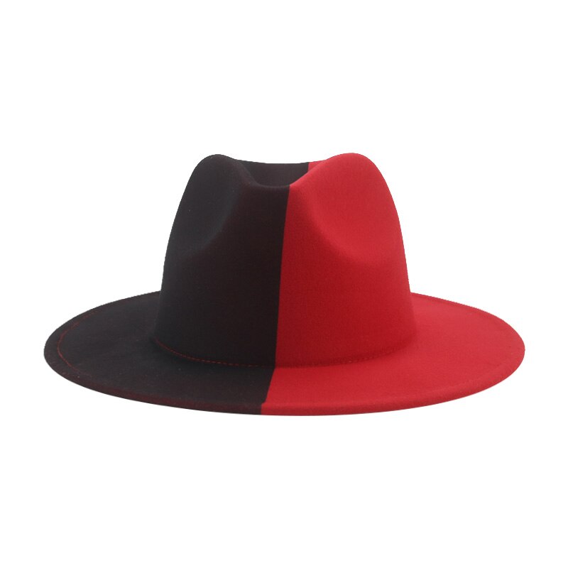 Cappelli da donna Fedora Panama tesa larga 9.5cm grigio cachi Jazz berretti da uomo abito invernale Fedora cappelli da uomo pamacao Y Tocados Para Bodas: 19