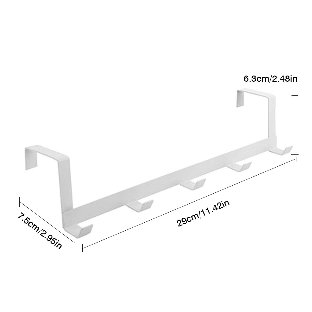 2 Size Towel Racks Over Kitchen Cabinet Door Towel Rack Bar Hanging Holder Bathroom Shelf Rack Home Organizer Long Wall Hook: HA9192-01B