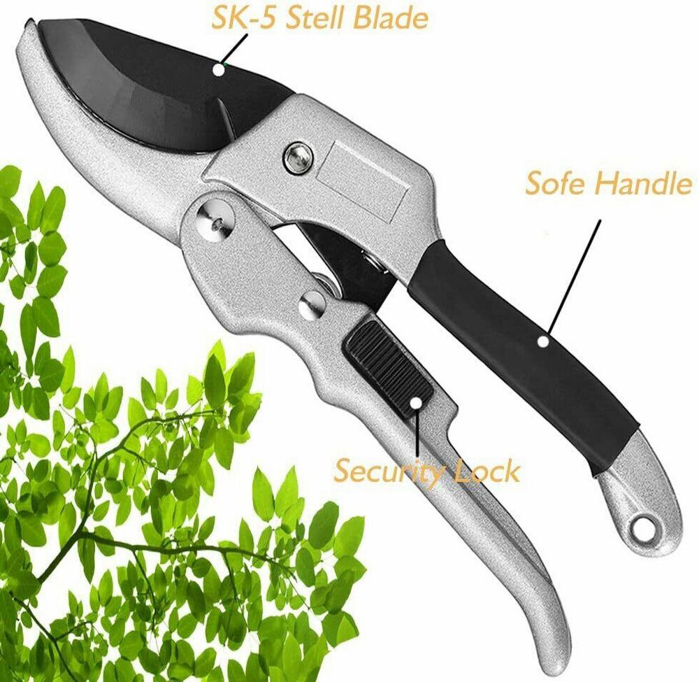 Plant Rachet 20cm Hand Garden Scissor Ratchet Plant Trim Hortic... – Vicedeal