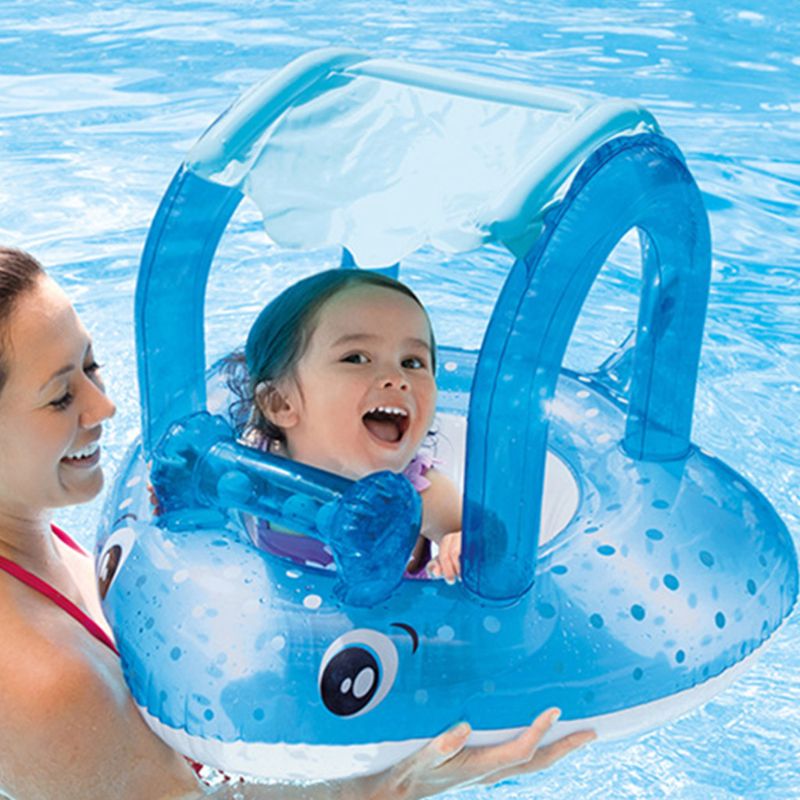 Baby Swimming Floats Swim Shade Seat Ring Summer Out Pool Toy Thicken Swimming