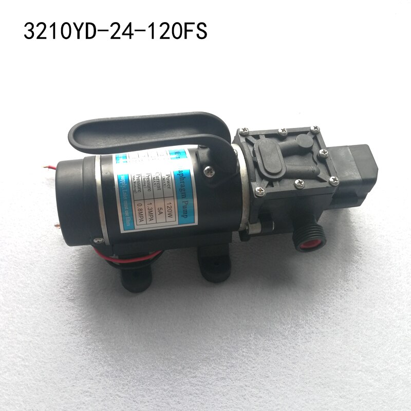 120W High-Power DC 12V 24V Car Wash Agricultural Self Priming Suction Micro Electric Diaphragm Pump Home Mini Water Pump Sprayer