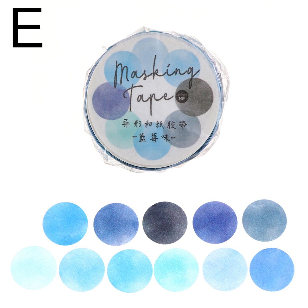 100Pcs/Rolls Candy ​Masking Tape Fruit Tape Shaped Washi Tape Sticky Paper DIY Scrapbooking Sticker Photo Decor Stationery: E