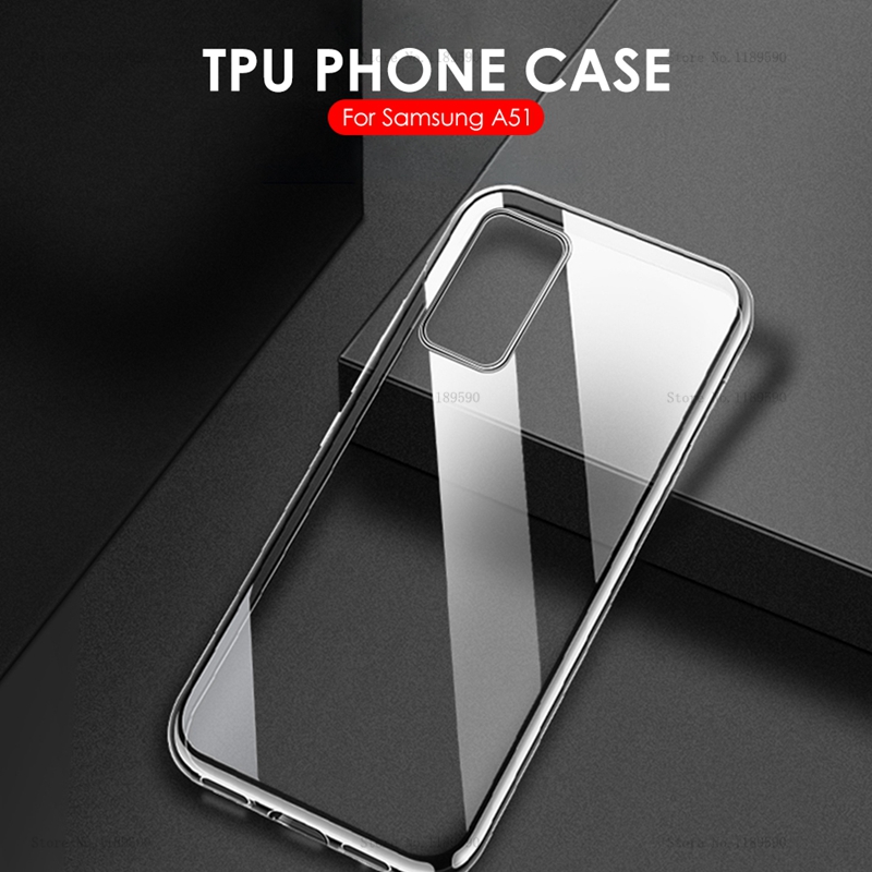 For Samsung Galaxy A51 Case cover Ultra-thin Transparent TPU Silicone Phone Case For Samsung Galaxy A51 A71 A 51 71 A50 A70