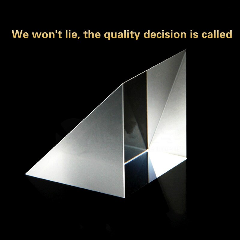 Óptica Spectral, Prisma de vidrio, Isosceles de punto, triángulo derecho