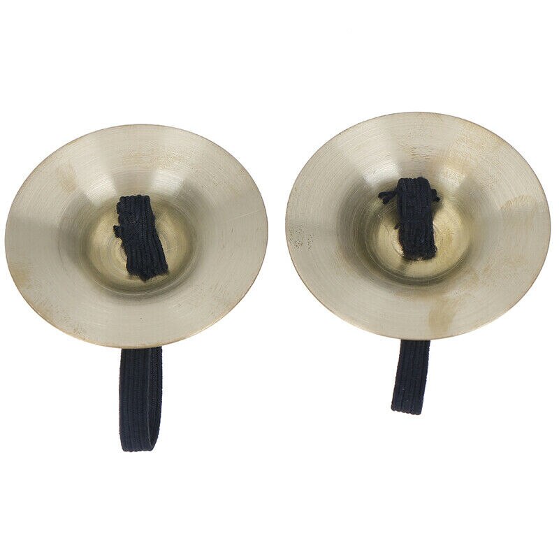 Accesorios de percusión para danza del vientre platillos para dedos de latón equipos de instrumentos musicales de Metal cómodo y práctico