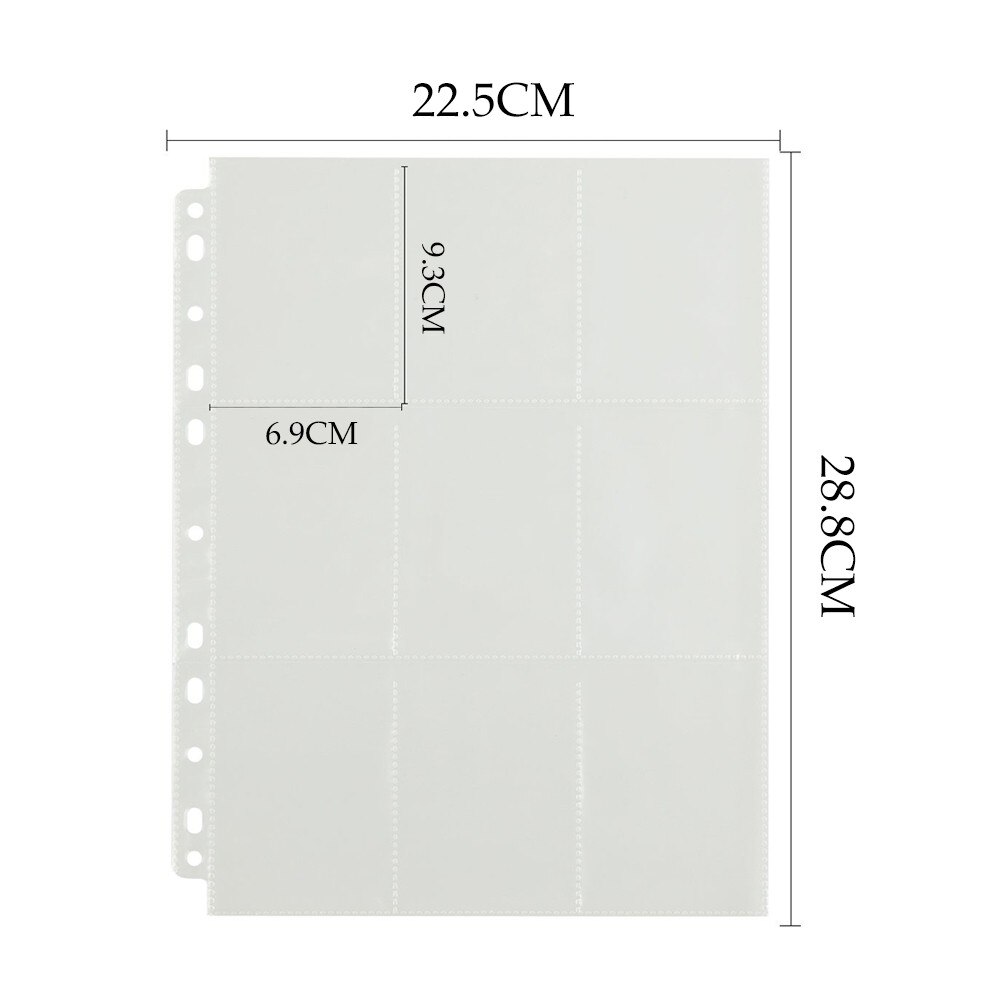 5/10/20/30/50pcs Trading Gaming Card Sleeves Storage Wallets Album Pages Collection Coin Holders Wallets Sleeves Photo Albums