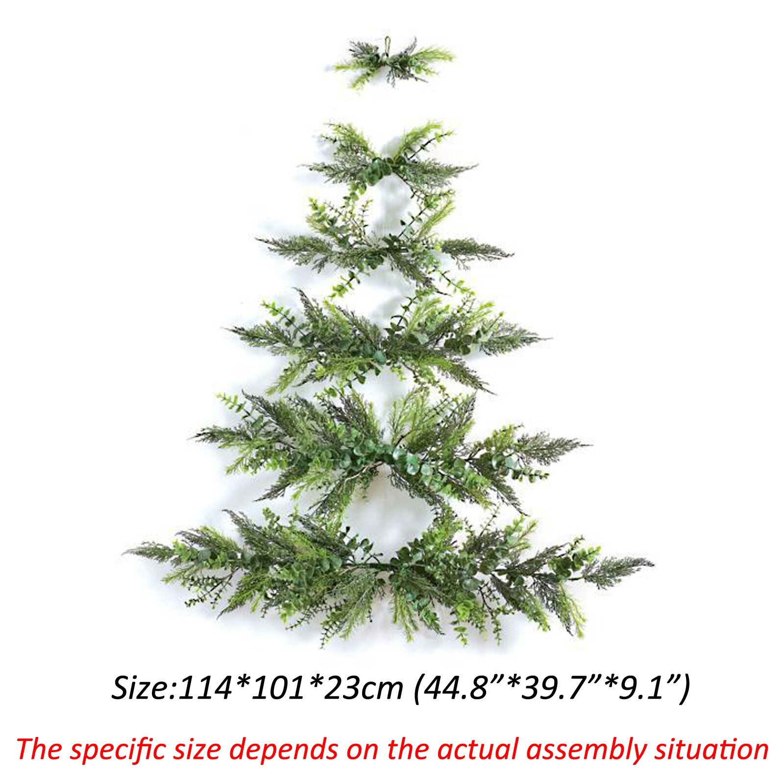 Mini arbre de noël pendentif mural tissu mural décoration petit sapin de noël