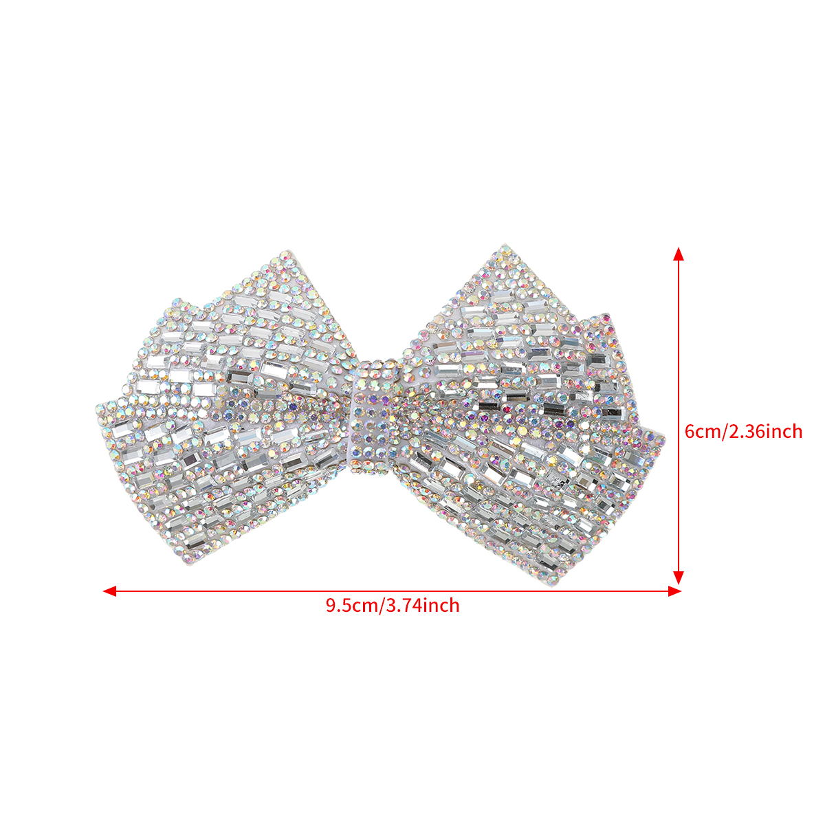 Voller Diamant Haarnadel Schleife Haarschmuck Damen High-End Haarnadel Luxus Strass Temperament Haarspangen High-End Promi-Stil