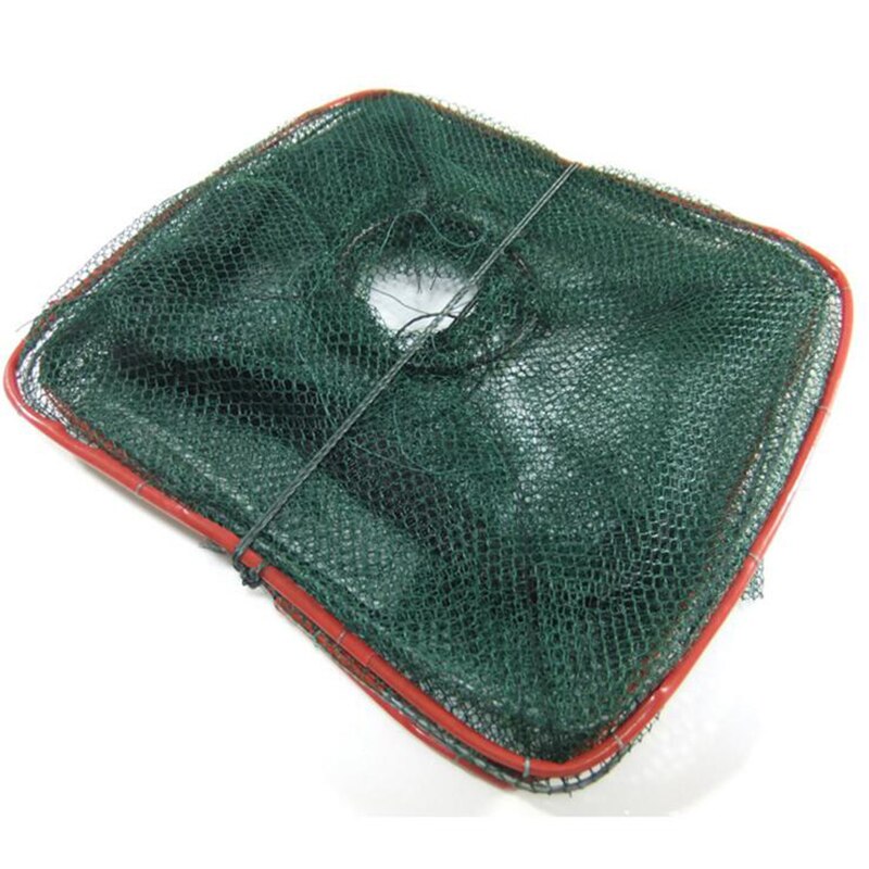 Fällbara fisknät fiskburar nätfällor nylon gjutnät krabba räkor kräftor red liten epuisette