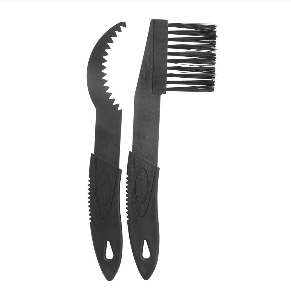Motorcycle Chain Cleaner Dirt Brush Bicycle Gear MTB Bike Scrubber Tools Motorcycle Chain Brush Outdoor Bicycle Clean Tool: 2pcs
