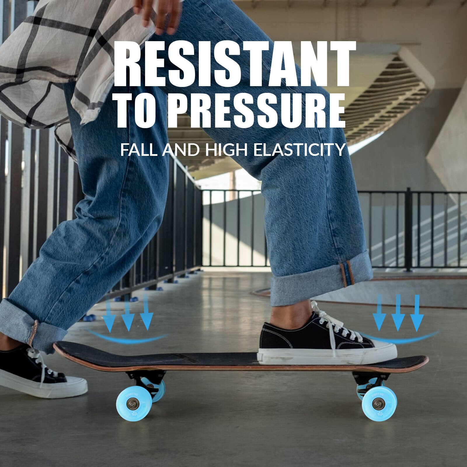 Ronyme 4 Uds 78A ABEC-9 Longboard ruedas de alto rendimiento ruedas de PU de patineta de ruedas Mini Crucero de ruedas