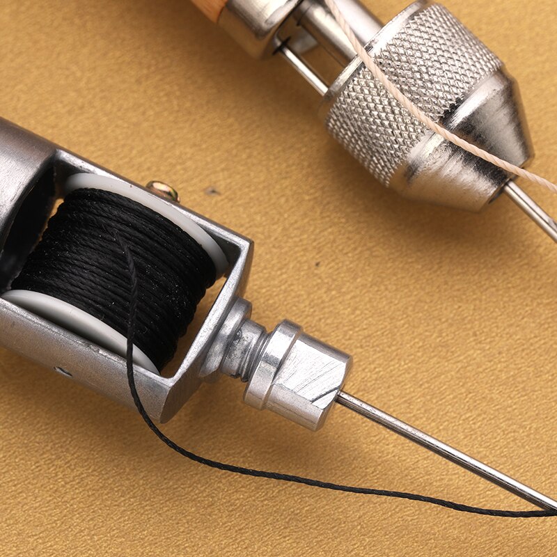 MIUSIE Hand Stitcher Sewing Machine Waxed Thread For Leather Sewing Tool Needles Kit Craft Stitch Shoemaker Canvas Repair Tool