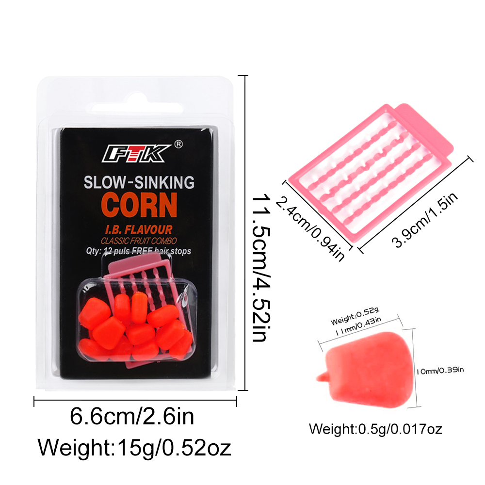 FTK Boilies emergentes, accesorios de pesca de carpa, cebo de pesca con flotabilidad para aparejo de pelo de carpa, método alimentador, Boilies flotantes, aparejos de pesca: Naranja