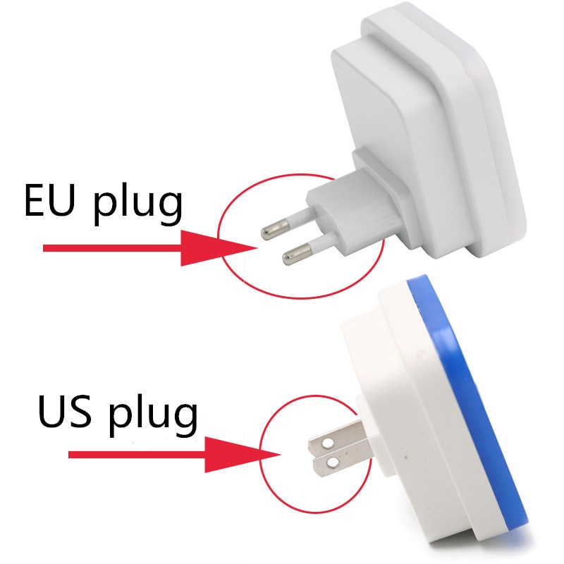 Langaton sensori led yövalo eu us plug mini neliön yövalot vauvahuoneen makuuhuoneen käytävävalaisin