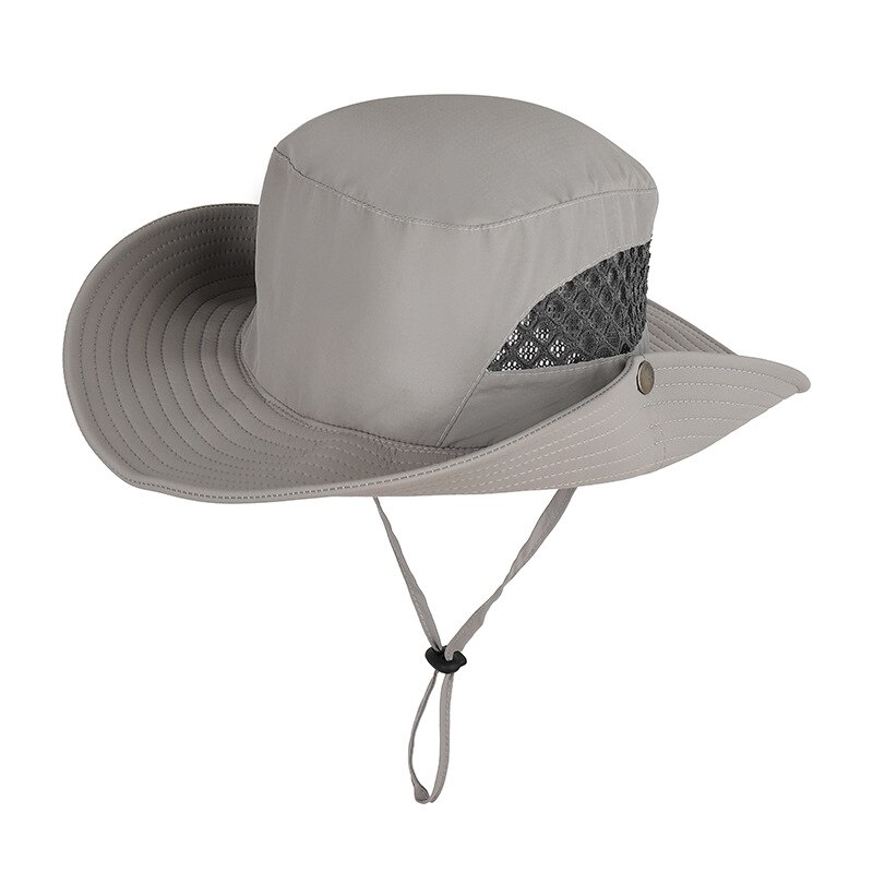 Zomer Emmer Hoeden Voor Vrouwen Zonnehoed Bob Cap Anti-Uv Outdoor Vissen Caps Brede Rand Mannen Schaduw Effen Kleur Hoed man