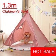 1,3 M kinder Zelt Für Kinder Geburtstag Kinder Cabana Große Spielen Haus Dekoration Teppich Tragbare Tipi Infantil Haus