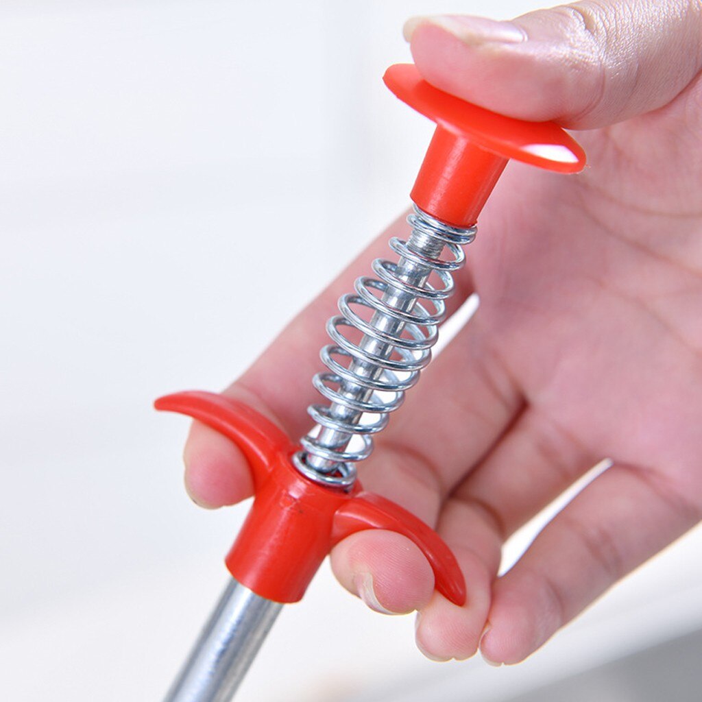 60/90/160Cm Afvoer Cleaner Sticks Verstoppen Remover Cleaning Tools Riool Borstel Pijp Baggeren Gereedschappen Voor badkamer Aanrecht