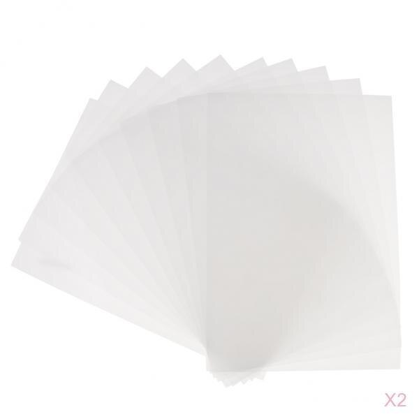 20 Pack Shrink Art Paper Shrink Film Sheets Clear for Kids and Adults Classroom Key Chains Jewelry Craft DIY Accessories