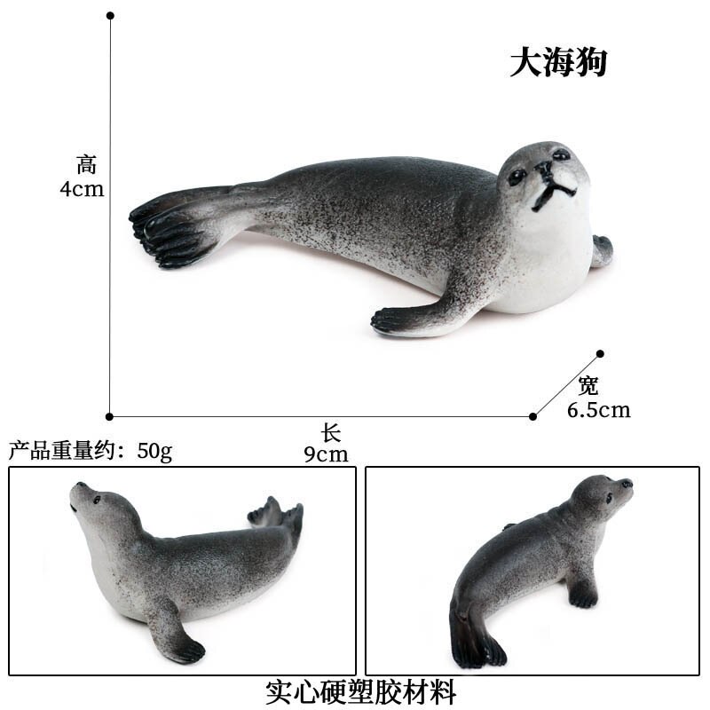 Simulatie Oceaan Dier Seal Zeeleeuw Walrus Model Action Figure Beeldjes Collectie Cognitie Educatief Childrens Toys: M-160